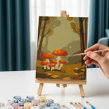 Amber Forest Path - Mini Painting by numbers Set of 6