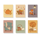 Autumn peculiarity - Mini Painting by numbers Set of 6