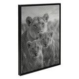 Lion Family Dot Painting