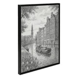 Amsterdam Canal Dot Painting