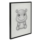 Hippo Dot Painting