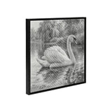 Swan Dot Painting