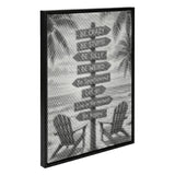 Beach Signs Dot Painting