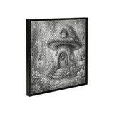 Mushroom House Dot Painting