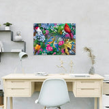 Diamond Painting - Pássaros e Flores