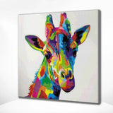 Diamond Painting - Colourful Giraffe