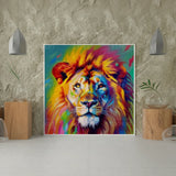 Diamond Painting - Colourful Lion
