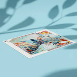 Diamond Painting – Hirsch mit Blumen