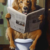 Diamond Painting - Dog WC