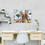 Diamond Painting - Elephant and Giraffe