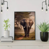 Diamond Painting - Elefantti metsässä