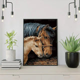 Diamond Painting - Horse with Foal