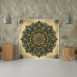 Diamond Painting - Mandala Yellow/Blue