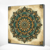 Diamond Painting - Mandala Yellow/Blue