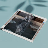 Diamond Painting - Tiger Spiegelbild