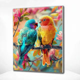 Diamond Painting - Deux oiseaux