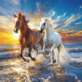 Diamond Painting - Two Horses
