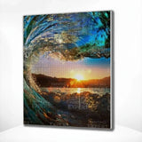 Diamond Painting - Waves with the Sun