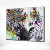 Diamond Painting - Woman with Flower