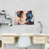 Diamond Painting - Woman with Leopard