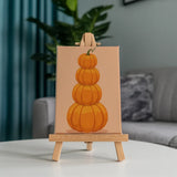 Drömmer om en pumpa - Mini Paint by numbers Set med 6