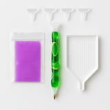 Ergonomic Diamond Painting Pen Kit – With Extra Wax & Premium Grip