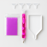 Ergonomic Diamond Painting Pen Kit – With Extra Wax & Premium Grip