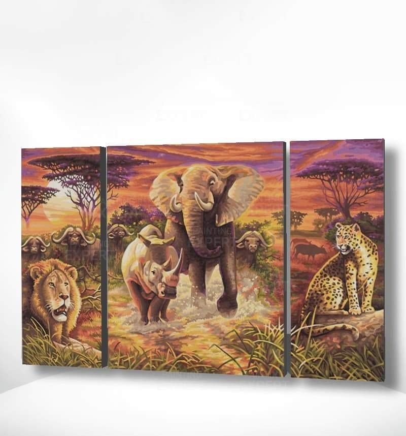 Malen-nach-Zahlen-Triptychon-Afr