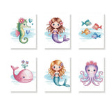 Water Fun - Mini Schilderen op nummer Set van 6