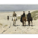 Morgenrit langs het strand, Anton Mauve (gezien bij vtwonen)