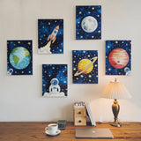 Out of this World - Mini Maling efter tal sæt med 6