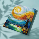 Painting by numbers Tree in Artistic Style