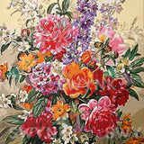 Painting by numbers Colored Flowers Bouquet