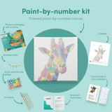 Painting by numbers Giraffe