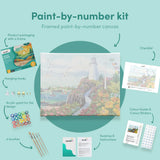 Painting by numbers Lighthouse with birds