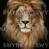 Painting by numbers Lion