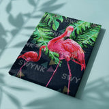 Paint by numbers Två Flamingos