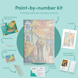 Paint by numbers Konstnärlig Stad Full av Atmosfär