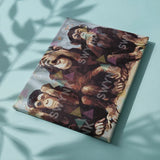 Painting by numbers 3 Monkeys