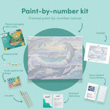 Painting by numbers 6 Dolphins