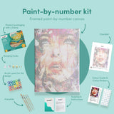 Painting by numbers Abstract Woman