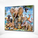 Maling efter tal Dyr Safari