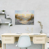 Painting by numbers Beach with Sun