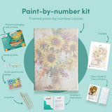 Painting by numbers Beautiful Sunflowers