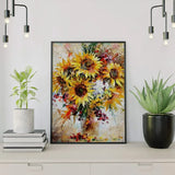 Painting by numbers Beautiful Sunflowers