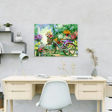 Painting by numbers Bicycle with Flowers