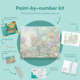 Painting by numbers Bicycle with Flowers