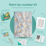 Painting by numbers Birds in a Tree Full of Life