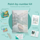 Painting by numbers Boat