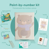 Painting by numbers Brown Bear